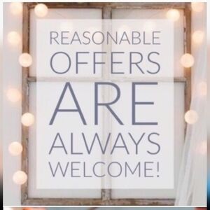 Make an offer Reasonable offers accepted.